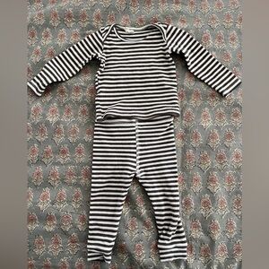 Quincy Mae rib knit striped set baby boy 6-12m 12-18m